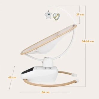 Кресло качели Lionelo Olivia Beige Natural/Бежевый - Фото 1