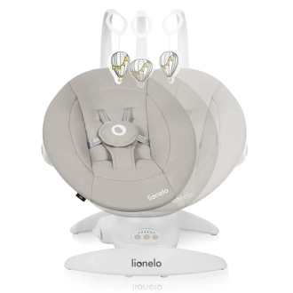 Кресло качалка Lionelo Iris Beige Sand/Бежевый - Фото 2