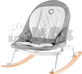 Шезлонг Lionelo Rosa Grey/white/Серый