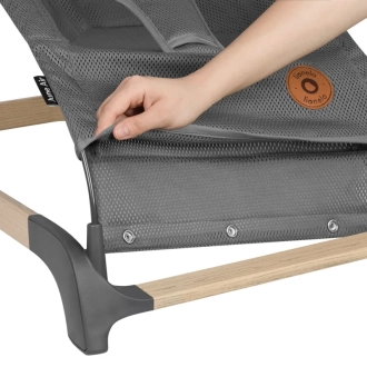 Кресло качалка Lionelo June Air Grey Graphite/Графитовый - Фото 1