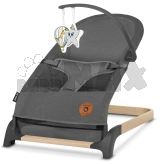 Кресло качалка Lionelo June Air Grey Graphite/Графитовый