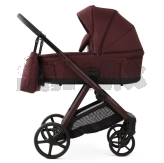 Коляска 2 в 1 Adamex Sigma Natura 18 Ruby/Бордовый