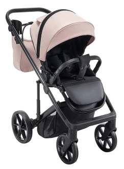 Коляска 2 в 1 Adamex Dolce Lux TK-158 Розовый - Фото 2