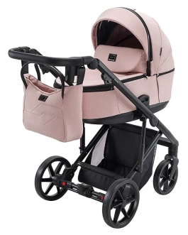 Коляска 2 в 1 Adamex Dolce Lux TK-158 Розовый - Фото 4