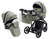 Коляска 2 в 1 Adamex Dolce Lux TK-159 Оливковый