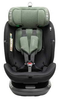 Автокресло 0–36 кг Bair Oreo BO-05 i-Size Black green/Черно-зеленый - Фото 1