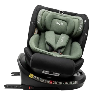 Автокресло 0–36 кг Bair Oreo BO-05 i-Size Black green/Черно-зеленый - Фото 4