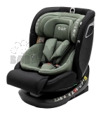 Автокресло 0–36 кг Bair Oreo BO-05 i-Size Black green/Черно-зеленый