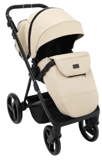 Коляска 2 в 1 Adamex Blanc Eco SA-8 Бежевый - Фото 6