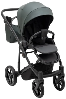 Коляска 2 в 1 Adamex Mobi Air Thermo New ECO SA-29 Темно-зеленый - Фото 4