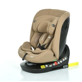 Автокрісло El Camino ME 1188 i-HOLD i-Size 40–150 см Natural Beige з поворотом Бежевий - Фото 1