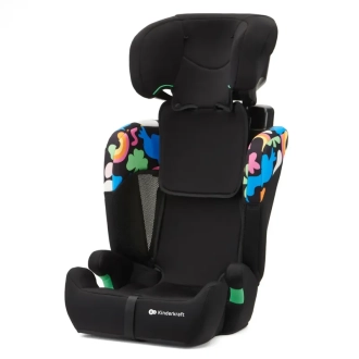 Автокресло 76–150 см Kinderkraft Comfort Up i-Size Happy Shapes Черный - Фото 3
