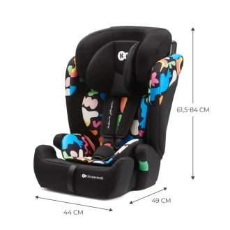 Автокресло 76–150 см Kinderkraft Comfort Up i-Size Happy Shapes Черный - Фото 4