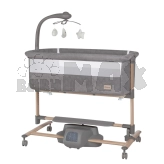 Кроватка приставная 3 в 1 Carrello Bloom CRL-10304 Eos Grey/Серый