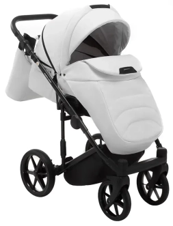 Коляска 2 в 1 Adamex Porto Light ECO SA-1 Білий - Фото 3