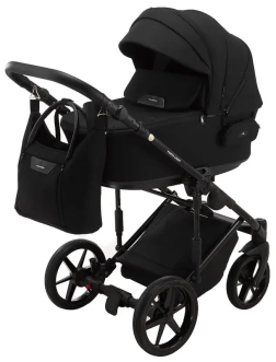 Коляска 2 в 1 Adamex Porto Light Tip TK-53 Черный - Фото 3
