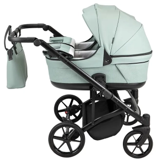 Коляска для двойни 2 в 1 Adamex Leo Duo Eco SA-20 Нефрит - Фото 1