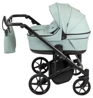 Коляска для двойни 2 в 1 Adamex Leo Duo Eco SA-20 Нефрит - Фото 2
