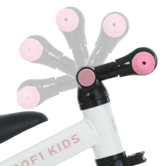 Велосипед беговел PROF1 KIDS 10/8д. MBB 1008 white Pink/Розовый - Фото 3