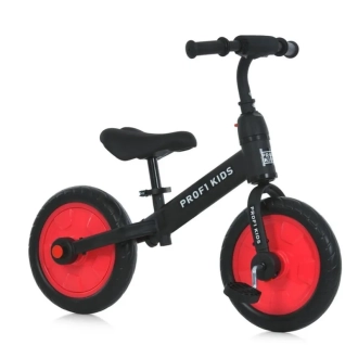 Велосипед біговел PROF1 KIDS 12д. MBB 1012-3 Чорно-червоний - Фото 5