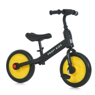 Велосипед біговел PROF1 KIDS 12д. MBB 1012-4 Чорно-жовтий - Фото 1