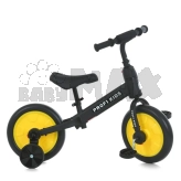 Велосипед біговел PROF1 KIDS 12д. MBB 1012-4 Чорно-жовтий
