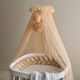 Балдахин MSonya (Маленькая Соня) с помпонами Лате - Фото 1
