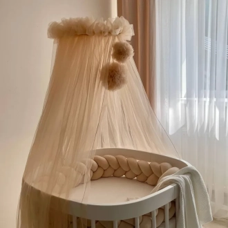 Балдахин MSonya (Маленькая Соня) с помпонами Лате - Фото 2