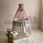 Балдахин MSonya (Маленькая Соня) с помпонами Ежевика