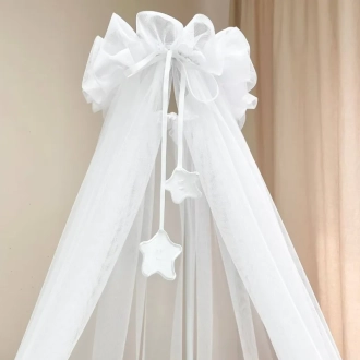 Балдахин MSonya (Маленькая Соня) Универсальный со звездочками 4м Белый - Фото 2