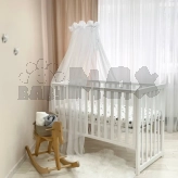 Балдахин MSonya (Маленькая Соня) Универсальный со звездочками 4м Белый