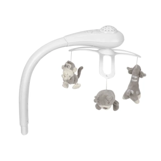 Кроватка приставная 3 в 1 Carrello Bloom CRL-10304 Anchor Grey /1/ Серый - Фото 1