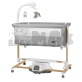 Кроватка приставная 3 в 1 Carrello Bloom CRL-10304 Anchor Grey Wooden /1/ Серый