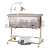 Кроватка приставная 3 в 1 Carrello Bloom CRL-10304 Silk Beige Wooden /1/ Бежевый