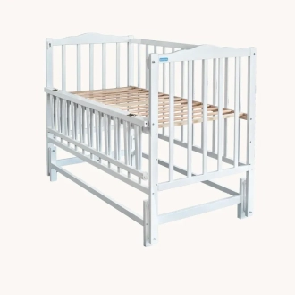 Комплект мебели Доминанта Кроватка Малыш и Комод-80 Белый - Фото 2