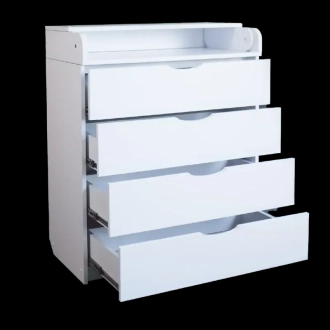 Комплект мебели Доминанта Кроватка Малыш и Комод-80 Белый - Фото 6