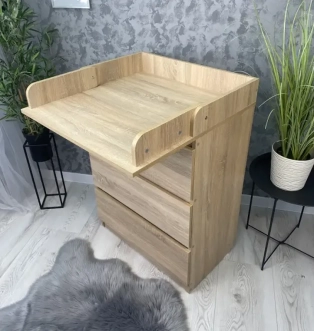 Комплект мебели Babymax Кроватка Magia и Комод-70 Натуральный - Фото 7