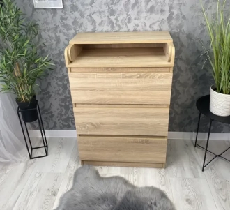 Комплект мебели Babymax Кроватка Magia и Комод-70 Натуральный - Фото 9