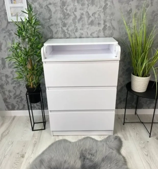 Комплект мебели Babymax Кроватка Эльза и Комод-70 Бело-буковый - Фото 3