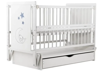 Комплект мебели Babymax Кроватка Медвежонок и Комод-80 Белый - Фото 3