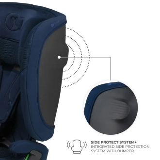 Автокресло 76–150 см Kinderkraft Fix2Go i-Size Navy/Синий - Фото 4