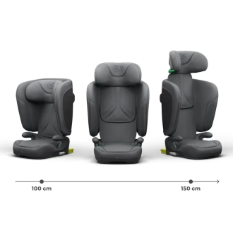 Автокресло 100–150 см Kinderkraft Unity 2 i-Size Grey/Серый - Фото 3