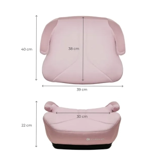 Автокресло бустер 125–150 см Kinderkraft i-Boost 2 Pink/Розовый - Фото 3