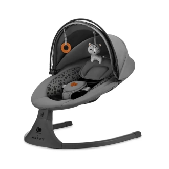 Кресло-качалка Kinderkraft Lumi 2 Dark Grey/Темно-серый - Фото 6