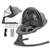Кресло-качалка Kinderkraft Lumi 2 Dark Grey/Темно-серый