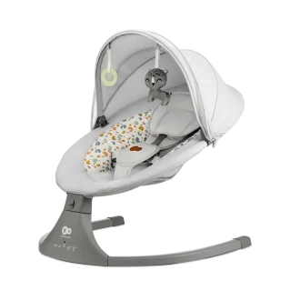 Кресло качалка Kinderkraft Lumi 2 Light Grey/Светло-серый - Фото 1