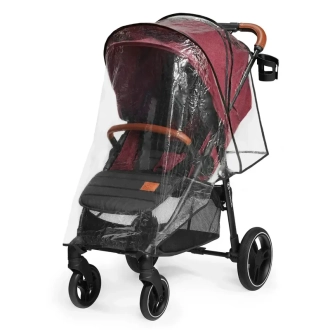 Коляска прогулочная Kinderkraft Grande 2020 Burgundy/Бордовый - Фото 1
