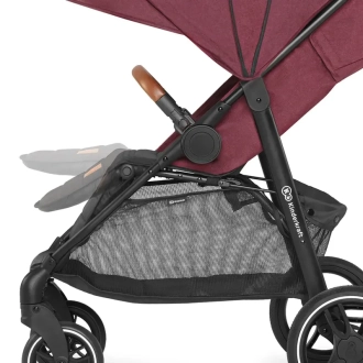 Коляска прогулочная Kinderkraft Grande 2020 Burgundy/Бордовый - Фото 5