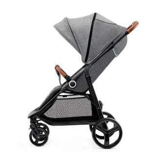 Прогулочная коляска Kinderkraft Grande Plus Grey/Серый - Фото 2