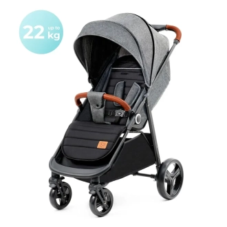 Прогулочная коляска Kinderkraft Grande Plus Grey/Серый - Фото 4